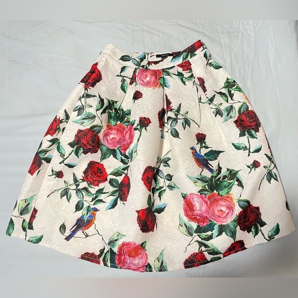 Forever 21 Midi Floral Skirt - Picture 4 of 8